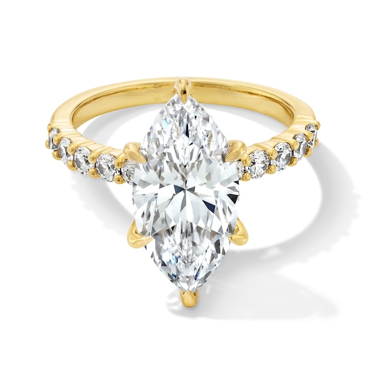4-1/2 CT. T.w. Marquise-Cut Certified Lab-Grown Diamond Engagement Ring in 14K Gold (F/Vs2)