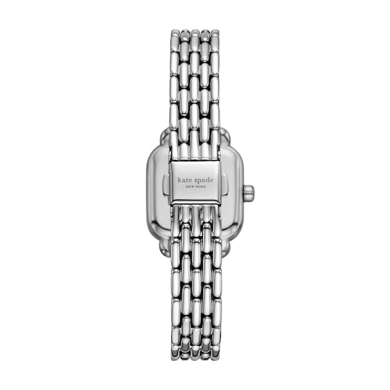 Ladies' Kate Spade Gracie Watch with Square Silver-Tone Dial (Model: Ksw1862)