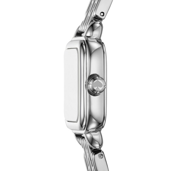 Ladies' Kate Spade Gracie Watch with Square Silver-Tone Dial (Model: Ksw1862)