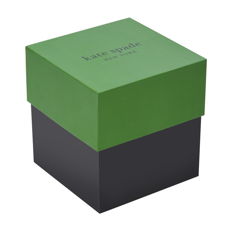 Main Image 5 of Ladies' Kate Spade Gracie Gold-Tone IP Watch with Square Silver-Tone Dial (Model: KSW1863)