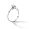 Thumbnail Image 3 of 5/8 CT. T.W. Oval Diamond Engagement Ring in 14K White Gold