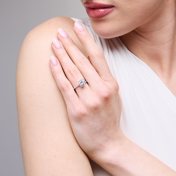 2-1/2 CT. T.w. Certified Lab-Grown Diamond Solitaire Engagement Ring in 14K White Gold (F/Vs2)