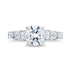 Thumbnail Image 4 of Enchanted Star Ariel 3-3/4 CT. T.W. Certified Lab-Grown Diamond Wave Collar Engagement Ring in 14K White Gold (F/VS2)