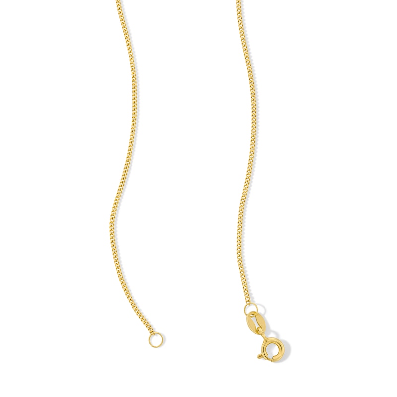 Main Image 3 of 1.2mm Squared Bar Station Necklace in Solid 10K Gold - 18”