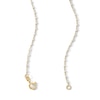 Thumbnail Image 3 of 1.1mm Cube Station Necklace in Solid 10K Two-Tone Gold - 18"
