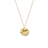 Thumbnail Image 1 of Molten Disk Pendant in Solid 10K Gold