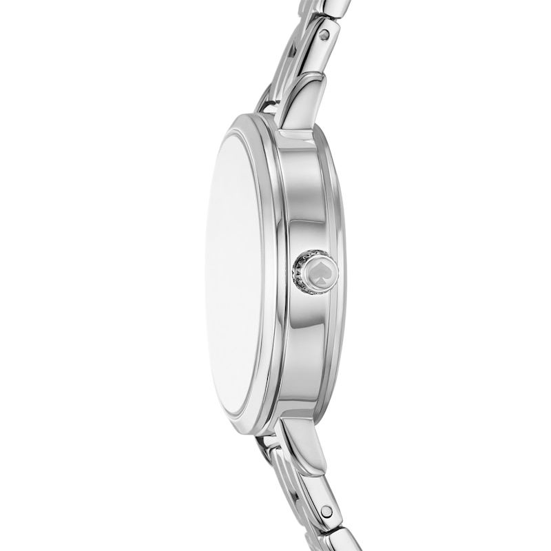 Main Image 3 of Ladies’ Kate Spade Metro Watch with Silver-Tone Dial and Faux Crystal Bracelet Box Set (Model: KSW9075SET)