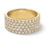 Thumbnail Image 1 of 1-1/2 CT. T.W. Certified Lab-Grown Diamond Multi-Row Band in 14K Gold (F/VS2)