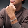 Thumbnail Image 2 of 1 CT. T.W. Diamond Pavé-Set Curb Chain Bracelet in 10K Gold - 8.5”