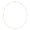 Thumbnail Image 1 of 1/2 CT. T.W. Certified Lab-Grown Diamond Bezel-Set Station Necklace in 10K Gold (F/VS2)