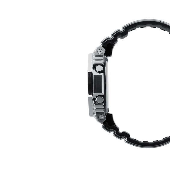 Men's Casio G-Shock G-Steel Metallic Analog-Digital Watch with Silver-Tone Dial (Model: Gm2100Ym-8A)