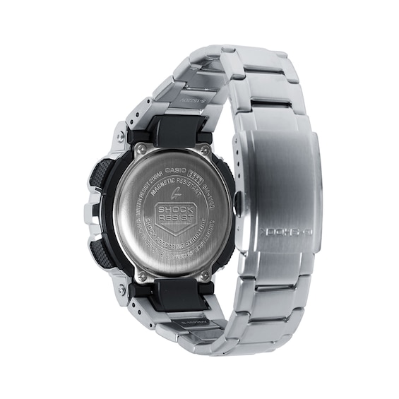 Men's Casio G-Shock Analog-Digital Stainless Steel Watch with Silver-Tone Dial (Model: Gm110D-8A)