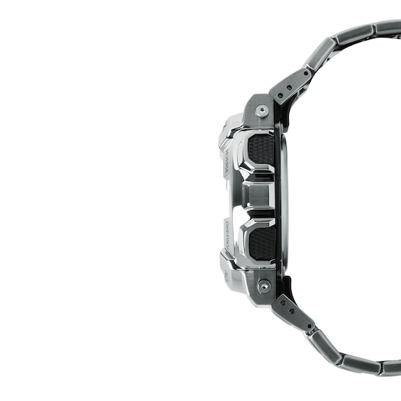 Men's Casio G-Shock Analog-Digital Stainless Steel Watch with Silver-Tone Dial (Model: Gm110D-8A)