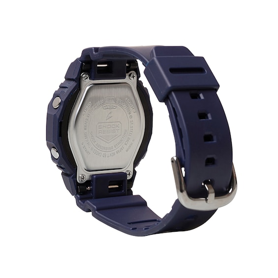 Ladies' Casio G-Shock Analog-Digital Navy Resin Strap Watch with Navy Blue Dial (Model: Gmap2100M-2A)