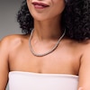 Thumbnail Image 2 of 6.0mm Bead Strand Necklace in Hollow Sterling Silver