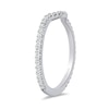 Thumbnail Image 2 of Enchanted Star 1/3 CT. T.W. Certified Lab-Grown Diamond Contour Anniversary Band in 14K White Gold (F/VS2)