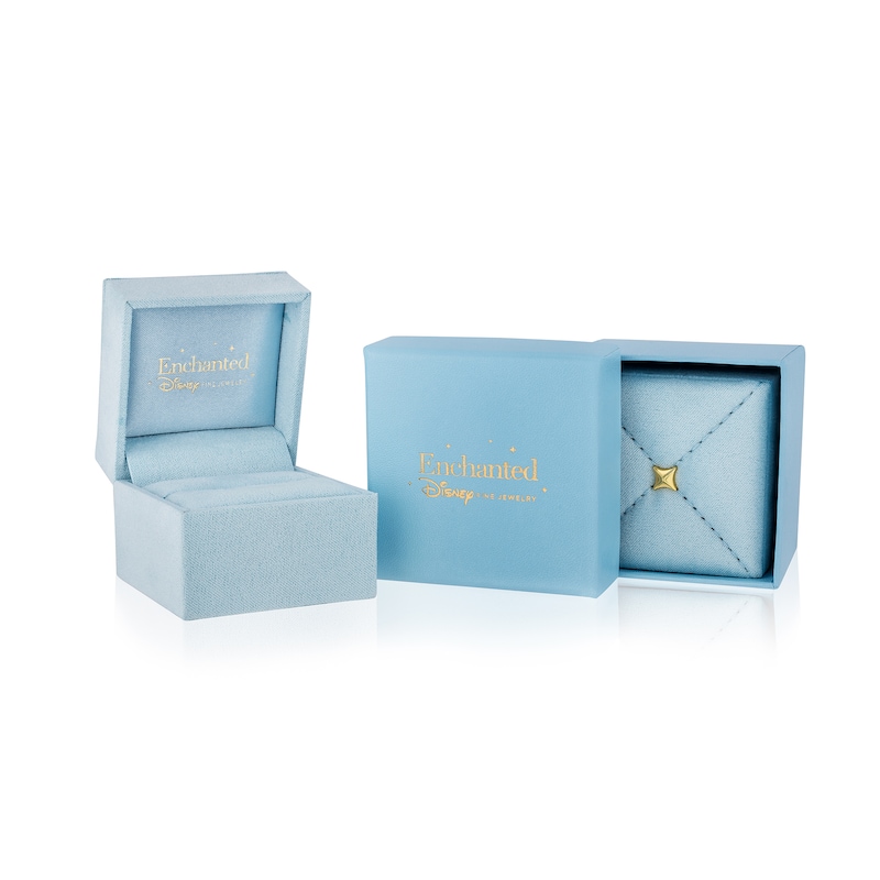 Main Image 5 of Enchanted Star 1/3 CT. T.W. Certified Lab-Grown Diamond Contour Anniversary Band in 14K White Gold (F/VS2)