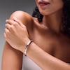 Thumbnail Image 2 of 6.0mm Square Flat Bangle in Hollow Sterling Silver