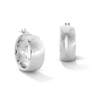Thumbnail Image 1 of 21.0mm Flat Square Tube Hoop Earrings in Hollow Sterling Silver
