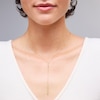 Thumbnail Image 2 of Vertical Bar Drop "Y" Necklace in Solid 10K Gold
