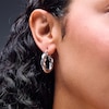 Thumbnail Image 2 of 27.0mm Twist Hoop Earrings in Hollow Sterling Silver