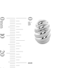 Thumbnail Image 2 of Mini Croissant J-Hoop Earrings in Solid Sterling Silver