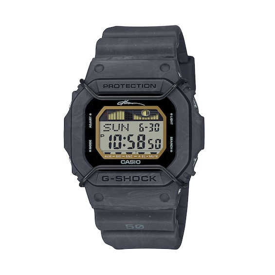 Men's Casio G-Shock Kanoa Igarashi Signature Digital Watch with Octagonal Grey Dial (Model: Glx5600Kb-1)