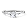 Thumbnail Image 1 of Vera Wang Love Collection 3/4 CT. T.W. Diamond Scallop Shank Engagement Ring in 14K White Gold