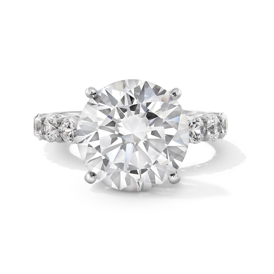 7 CT. T.w. Certified Lab-Grown Diamond Engagement Ring in 14K White Gold (F/Vs2)