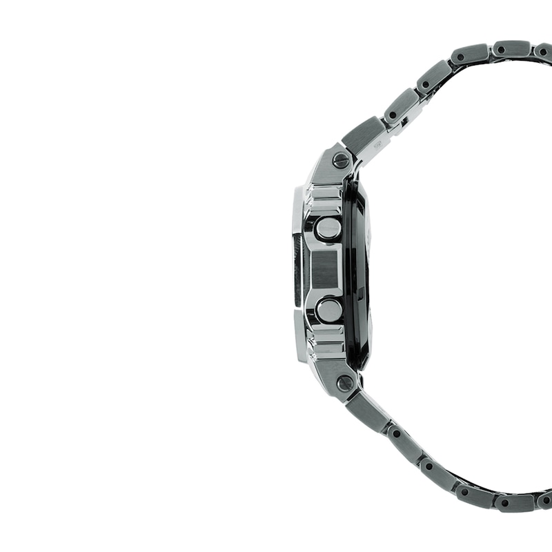 Main Image 3 of Men's Casio G-Shock Full Metal Digital Solar-Powered Watch with Octagonal Grey and Green Dial (Model: GMWB5000D-3)