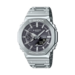 Men's Casio G-Shock Full Metal Analog-Digital Solar-Powered Watch with Black Dial (Model: GMB2100SD-1A)