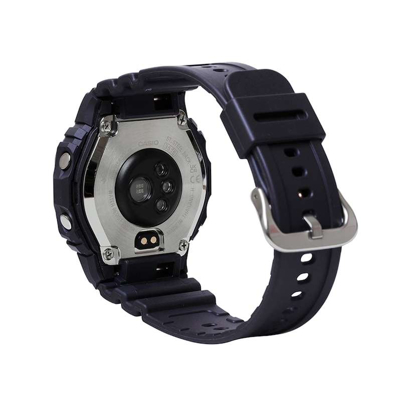 Main Image 2 of Men's Casio G-Shock Move Digital Black Resin Strap Solar-Powered Watch with Octagonal Black Dial (Model: DWH5600MB1A4)