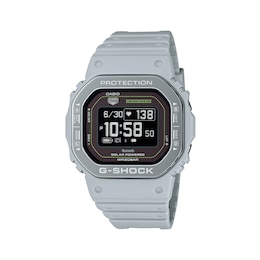 Men's Casio G-Shock Move Digital Grey Resin Strap Solar-Powered Watch with Octagonal Black Dial (Model: DWH5600MB8A9)