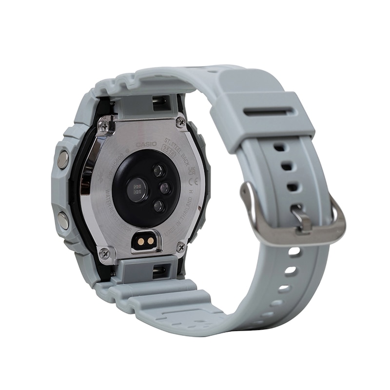 Main Image 2 of Men's Casio G-Shock Move Digital Grey Resin Strap Solar-Powered Watch with Octagonal Black Dial (Model: DWH5600MB8A9)