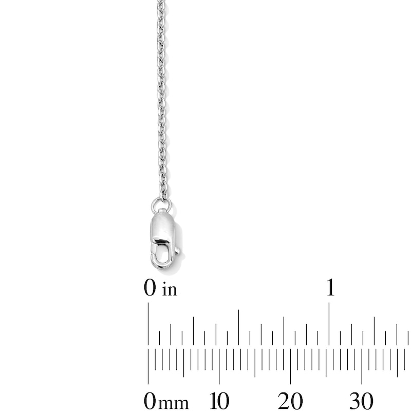 Main Image 2 of 1/4 CT. Certified Lab-Grown Diamond Solitaire Chain Bracelet in Sterling Silver (F/VS2)