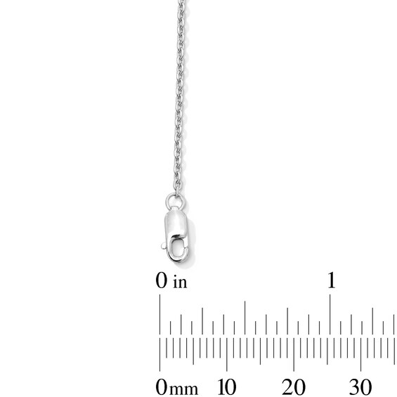 1/4 CT. Emerald-Cut Certified Lab-Grown Diamond Solitaire Chain Bracelet in Sterling Silver (F/Vs2)