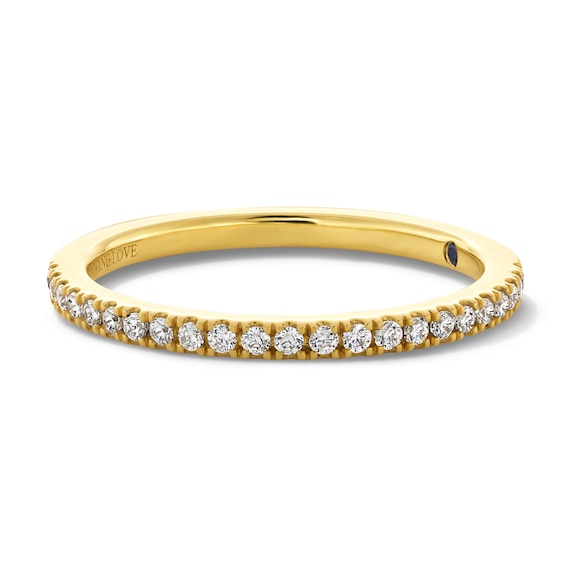 Vera Wang Love Collection 1/6 CT. T.w. Diamond Anniversary Band in 14K Gold