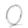 Thumbnail Image 2 of Vera Wang Love Collection 1/6 CT. T.W. Diamond Contour Anniversary Band in 14K White Gold