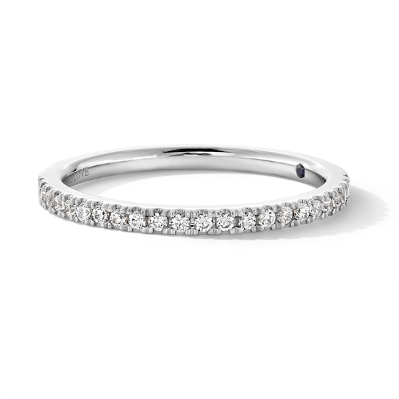 Vera Wang Love Collection 1/6 CT. T.w. Diamond Anniversary Band in 14K White Gold