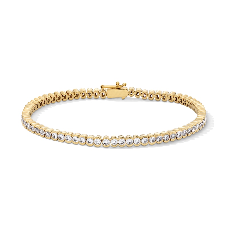 Main Image 1 of 4 CT. T.W. Certified Lab-Grown Diamond Tennis Bracelet in 10K Gold (F/VS2)