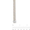 Thumbnail Image 3 of 8.0mm Diamond-Cut Miami Cuban Curb Chain Bracelet in Hollow 10K Two-Tone Gold - 8.5"