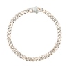 Thumbnail Image 1 of 5.0mm Diamond-Cut Miami Cuban Curb Chain Bracelet in Hollow 10K Two-Tone Gold - 7.5”