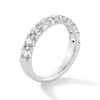 Thumbnail Image 3 of 1-1/2 CT. T.W. Certified Lab-Grown Diamond Nine Stone Anniversary Band in 14K White Gold (F/VS2)