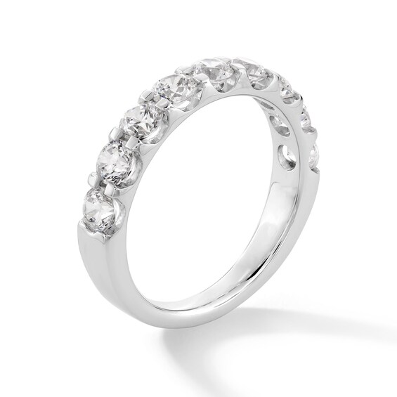 1-1/2 CT. T.w. Certified Lab-Grown Diamond Nine Stone Anniversary Band in 14K White Gold (F/Vs2)
