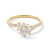 Thumbnail Image 1 of 1/2 CT. T.W. Certified Lab-Grown Multi-Diamond Bypass Ring in 10K Gold (F/VS2)