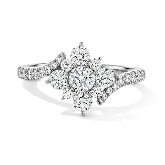 1 CT. T.w. Certified Lab-Grown Multi-Diamond Bypass Ring in 10K Gold (F/Vs2