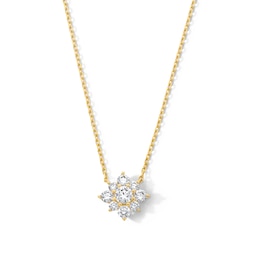 1/2 CT. T.W. Certified Lab-Grown Multi-Diamond Necklace in 10K Gold (F/VS2)