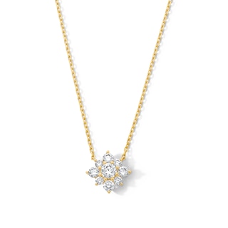 1/2 CT. T.W. Lab-Grown Multi-Diamond Necklace in 10K Gold (F/VS2)