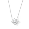 Thumbnail Image 1 of 1 CT. T.W. Certified Lab-Grown Multi-Diamond Necklace in 10K White Gold (F/VS2)