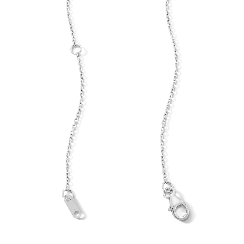 Main Image 2 of 1 CT. T.W. Certified Lab-Grown Multi-Diamond Necklace in 10K White Gold (F/VS2)